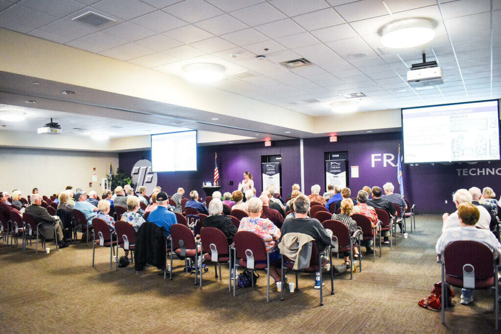 Nikki Buckelew presenting at a conference