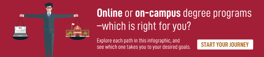 on-campus vs online degree programs