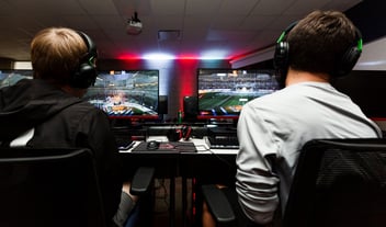 Esports Team Members Playing Video Games