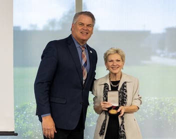 Dr. Mark Winslow and Dr. Cathy Hutchings-Wedel