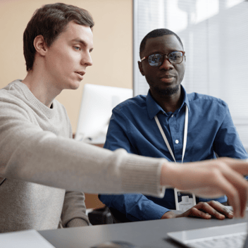 Cybersecurity Analysts Working