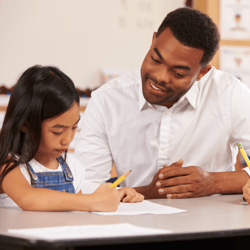 Teacher with Student