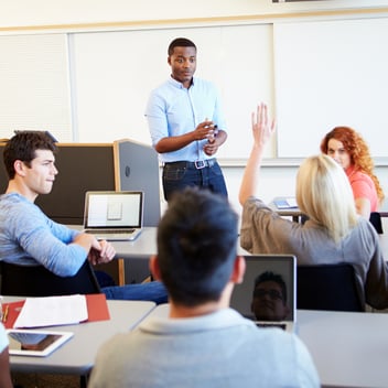 Teacher Calling On Student