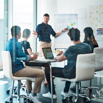Working Professionals in an Office Setting