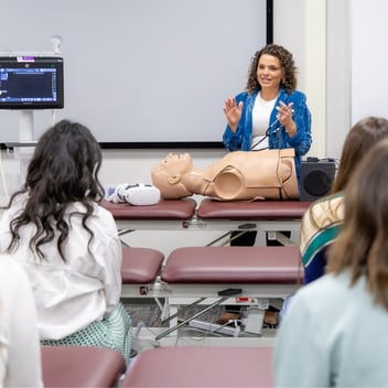 Potential PA Students Listening to an Instructor