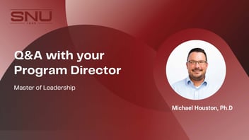 Program Director Q&A with Michael Houston, Ph.D.