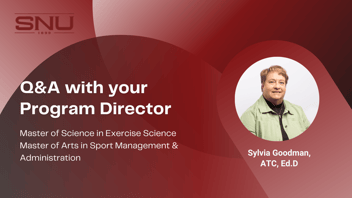 Program Director Q&A with Sylvia Goodman, ATC, Ed.D