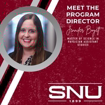 Jennifer Boyett, Program Director of SNU's Master of Science in Physician Assistant Studies Program