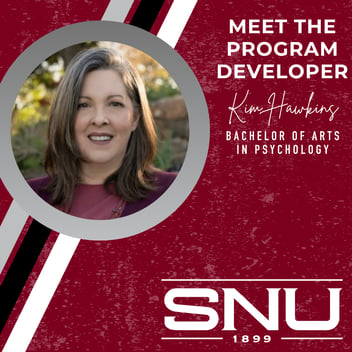 Meet the Program Developer: Kim Hawkins, Bachelor of Arts in Psychology