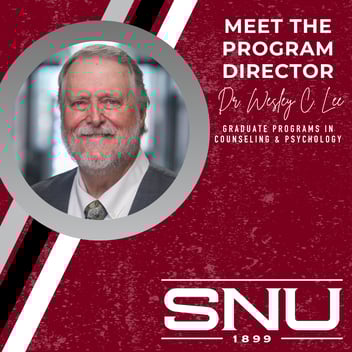 Meet the Program Director: Dr. Wesley C. Lee, Graduate Programs in Counseling & Psychology