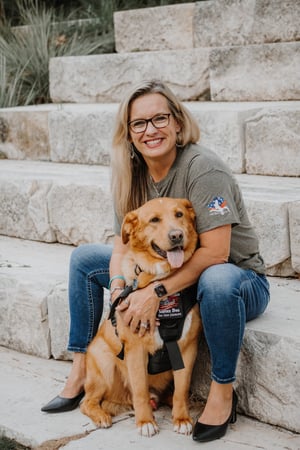 Veteran Carrie Moore and Rugger