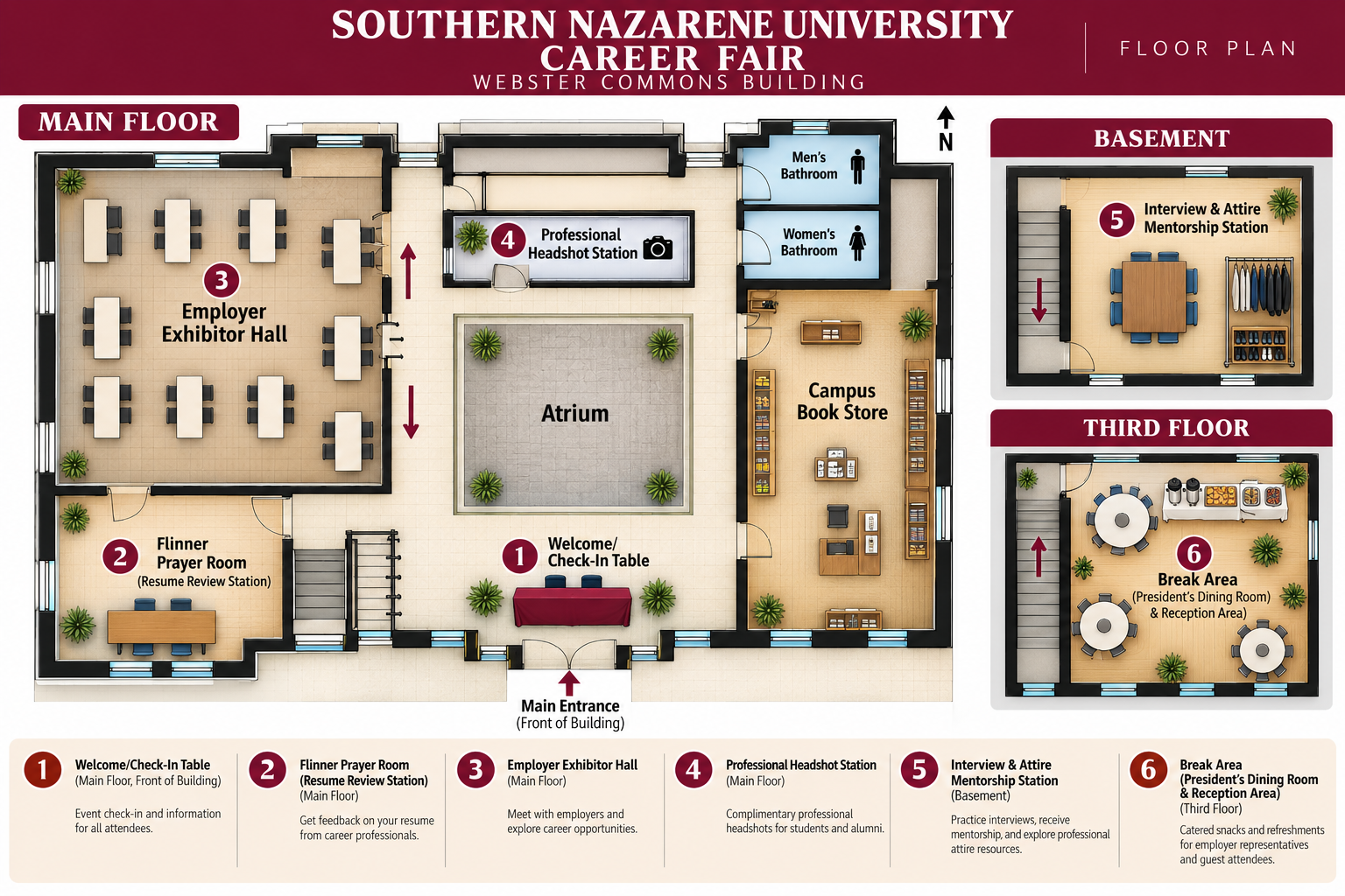 SNU Career Fair 2027_Site Layout Floor Plan-png-1