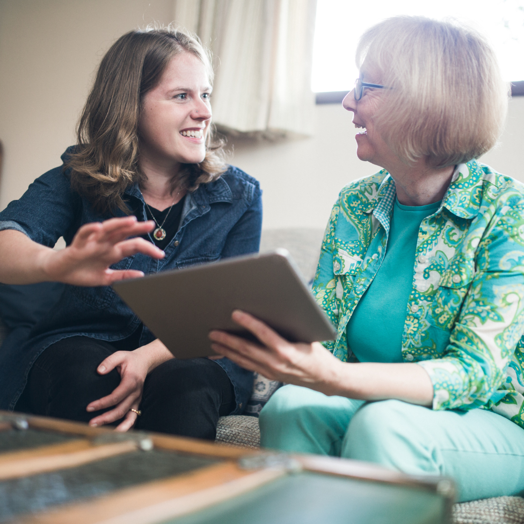 Human Services Professional Assisting a Client
