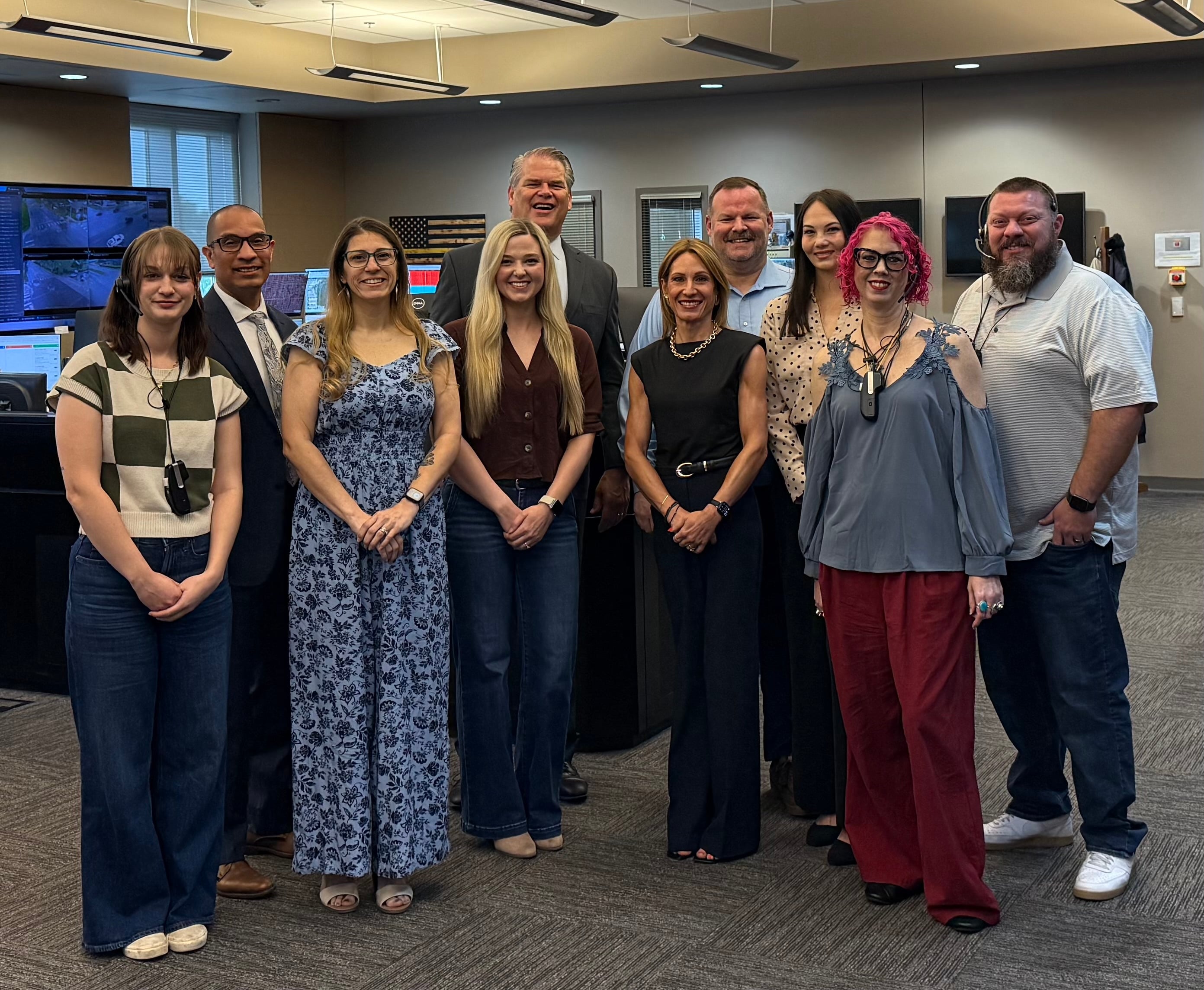Members of SNU Leadership and Edmond 911