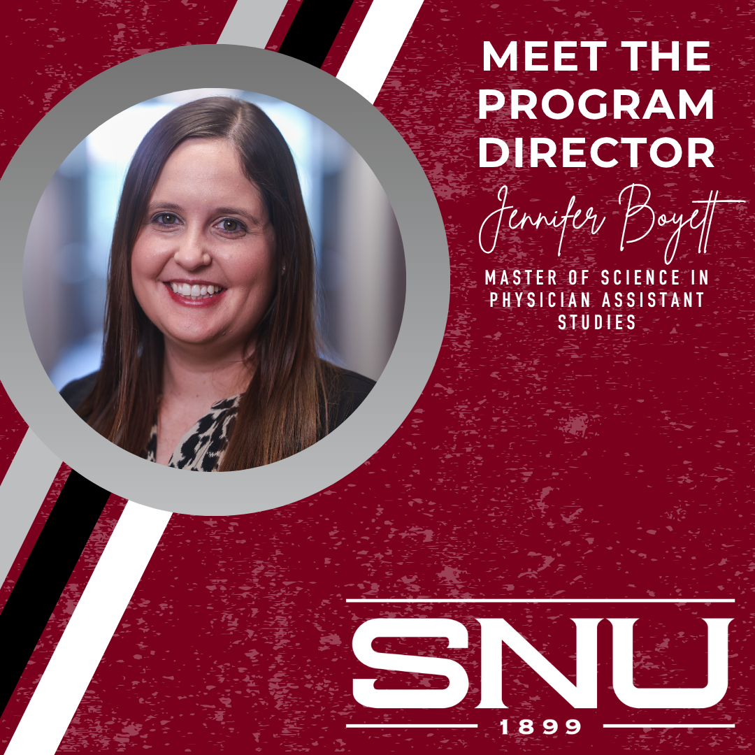 Jennifer Boyett, Program Director of SNU's Master of Science in Physician Assistant Studies Program