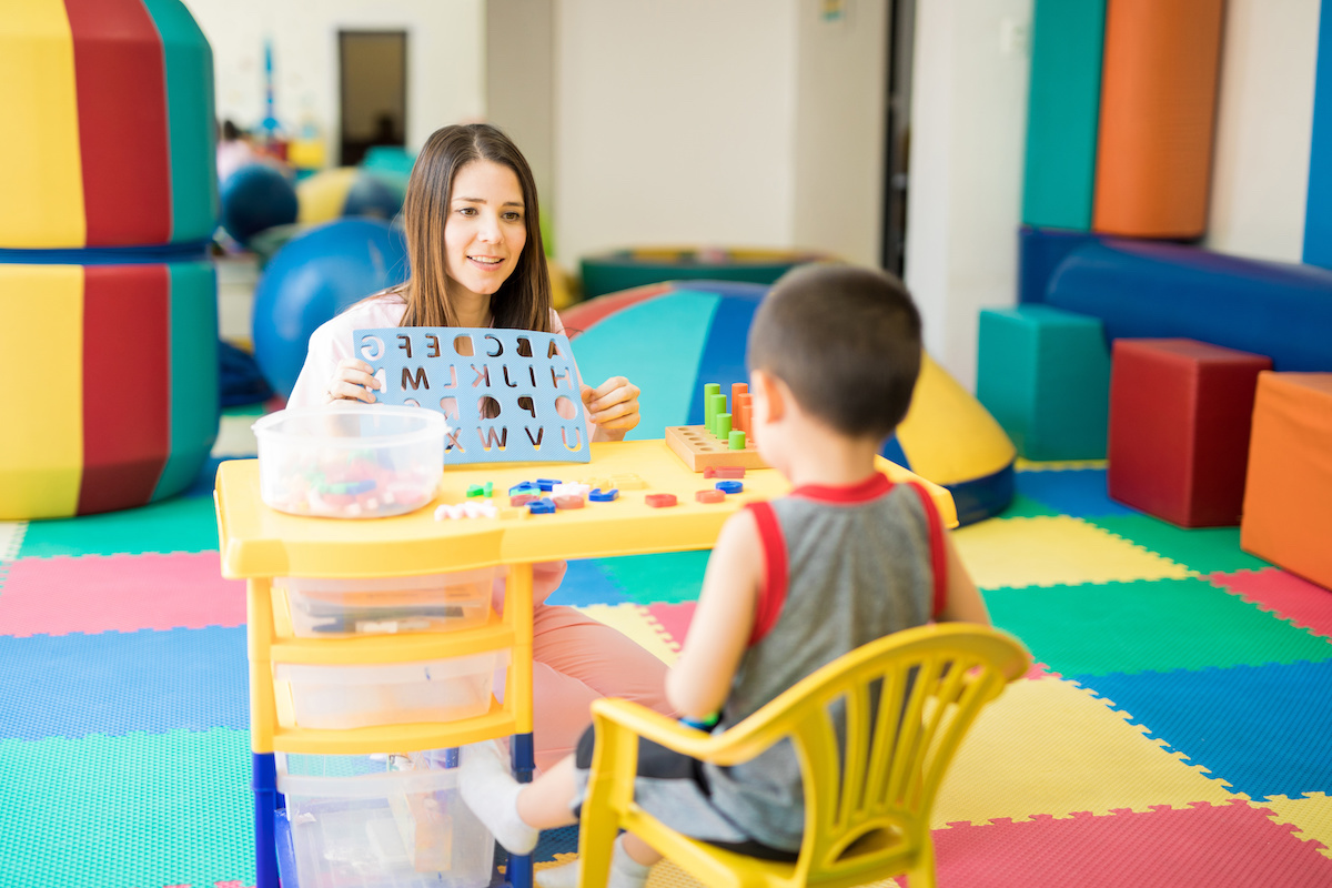 Teacher with Student