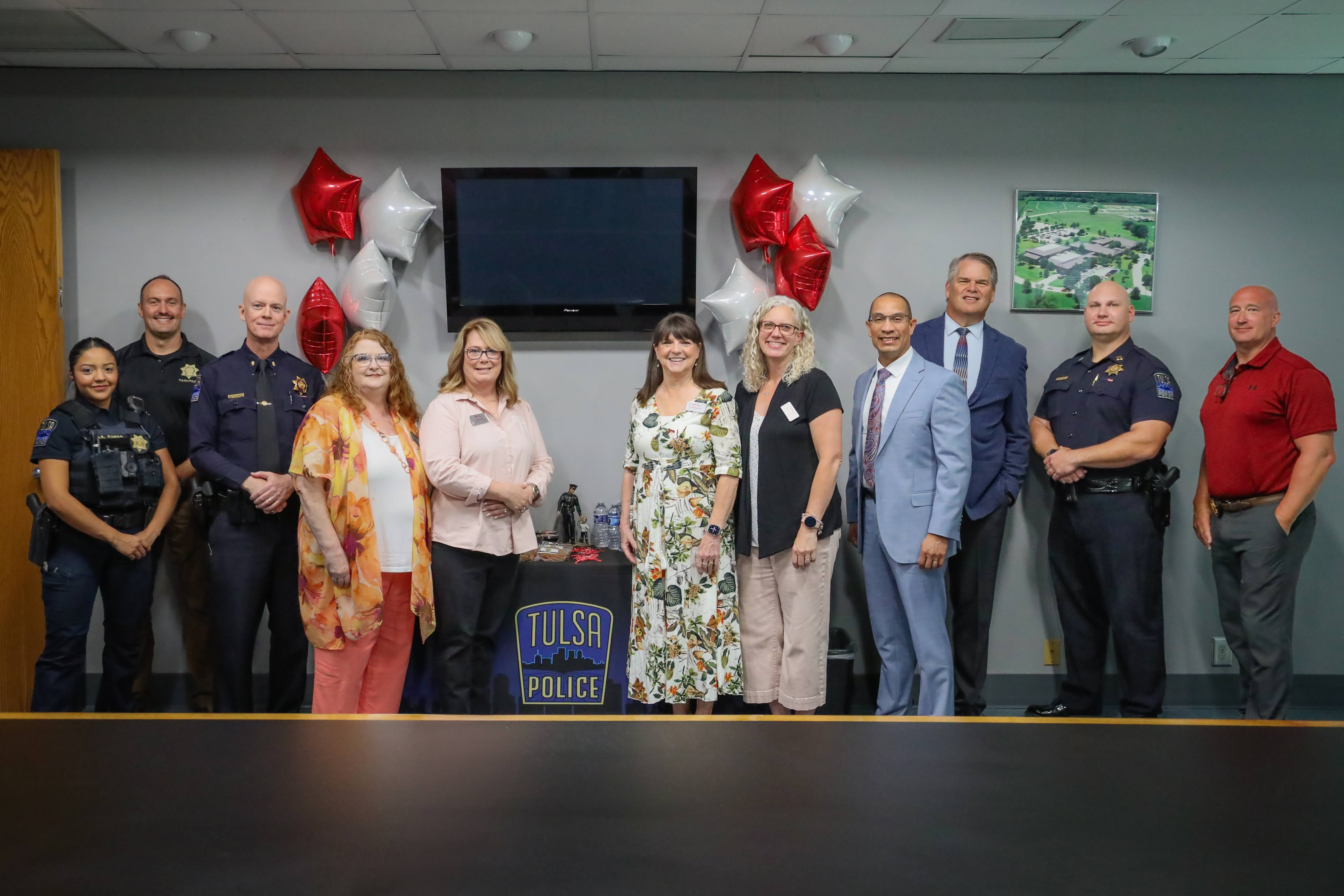 Members of the Tulsa Police Department and SNU Faculty & Staff