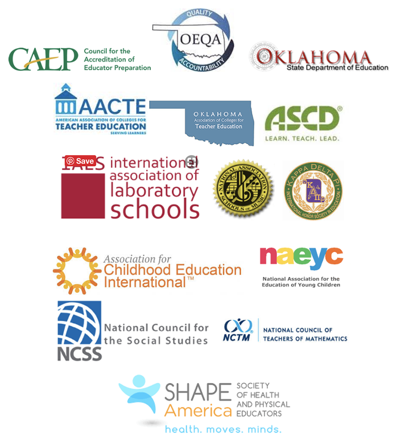 School of Education Accreditation logos