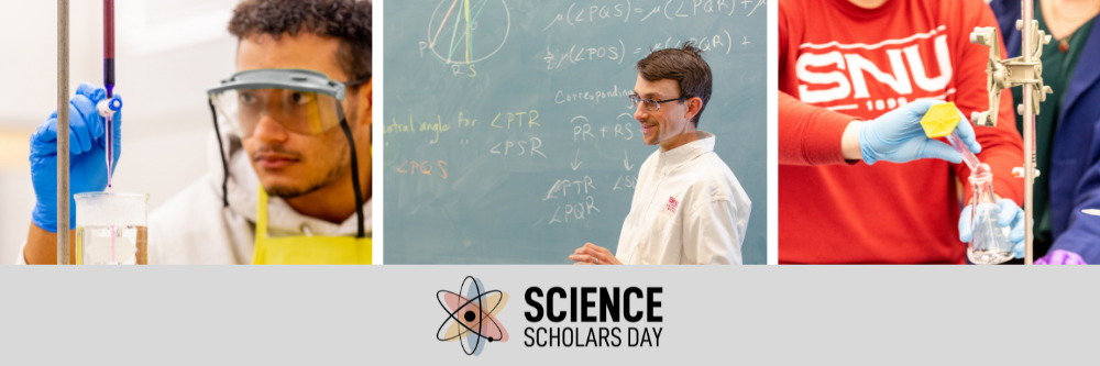 a collage of students working in various sciences including math, biology and chemistry