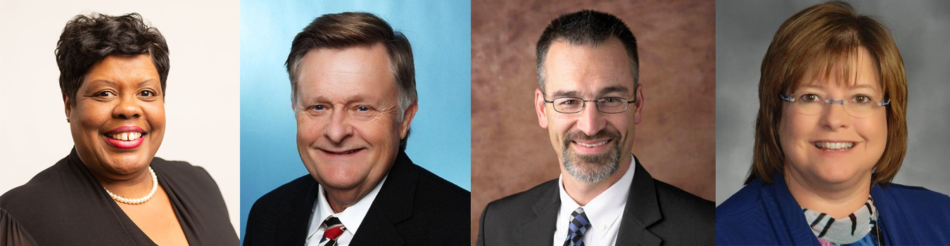 headshots of new faculty members